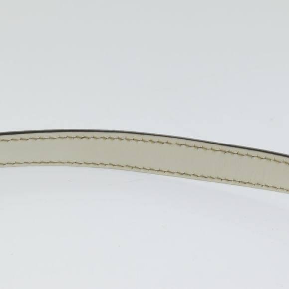 GUCCI Web Sherry Line Shoulder Bag Coated Canvas White Red 162740 Auth ep4886 - Picture 8 of 16